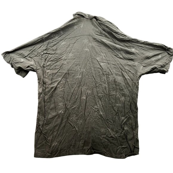 Corsini Mens Hawaiian Shirt Sz XL Short Sleeve Button Up Palm Print Beach Casual - Picture 2 of 10